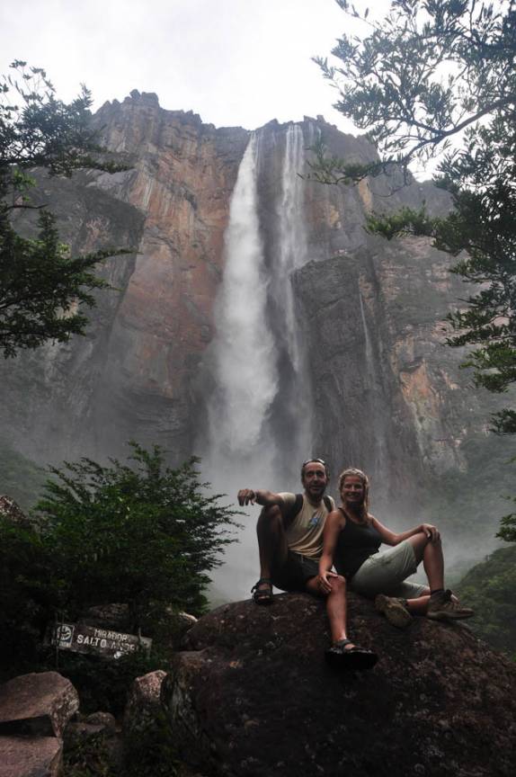1000dias chega ao Salto Angel, a maior cachoeira do mundo, em Canaima, no sul da Venezueka